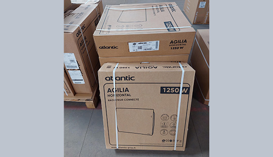 RADIATEUR AGILIA PILOTAGE INTELLIGENT CONNECTE HORIZONTAL 1250W BLANC