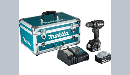 1748198 - PERCEUSE-VISSEUSE 18V MAKITA DDF485TX2B + COFFRET RANGEMENT + 2 BATTERIES 5AH + CHARGEUR