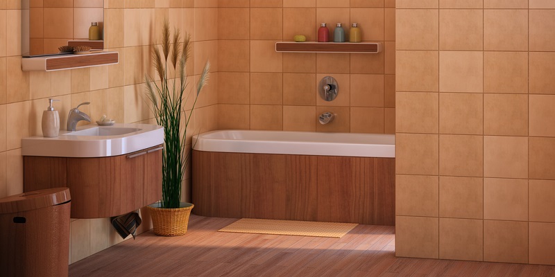 Carrelage mural dans une salle de bains