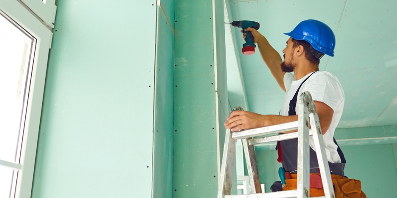Fixation de plaques de plâtre