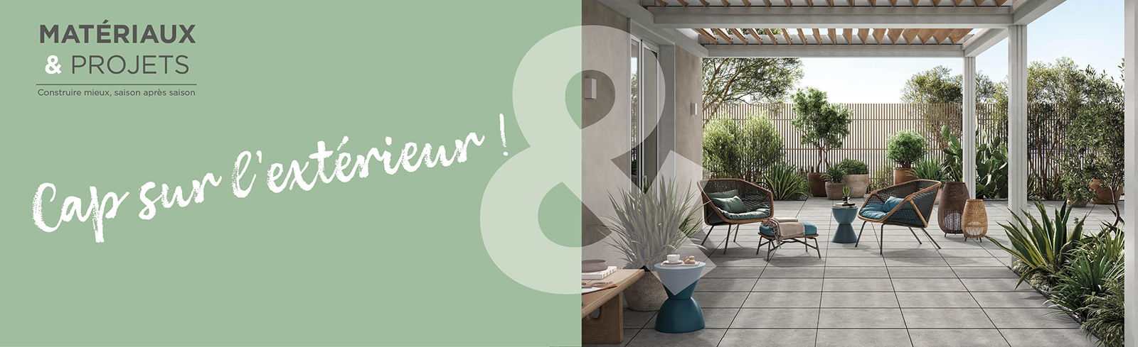 Terrasse ext&eacute;rieure