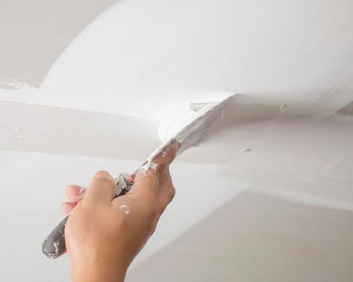 Application d'enduit plaque de placo