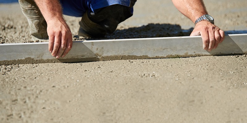 Réalisation d'une chape sur dalle béton