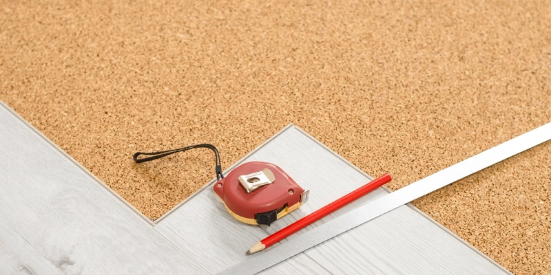 Sous couche en panneaux de liège