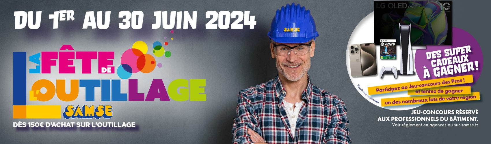 Bandeau de la fête de l'outillage