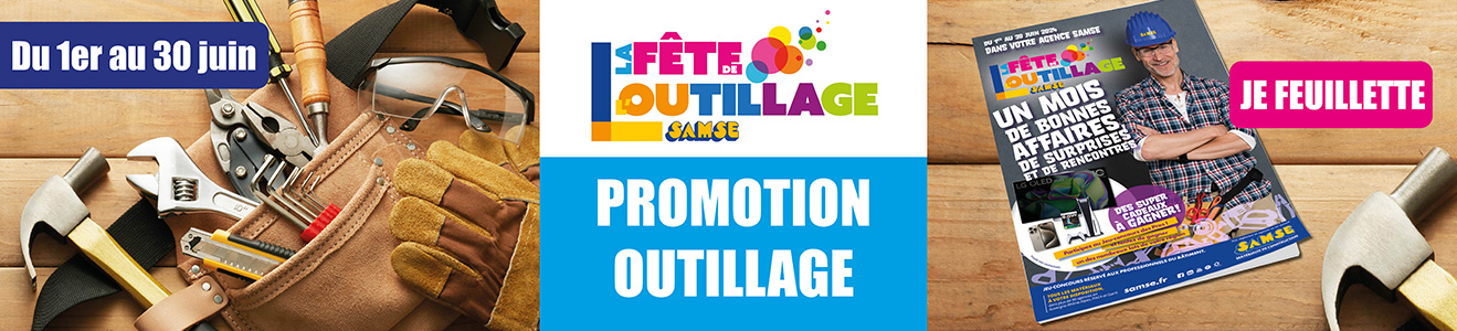 Bandeau de la fête de l'outillage