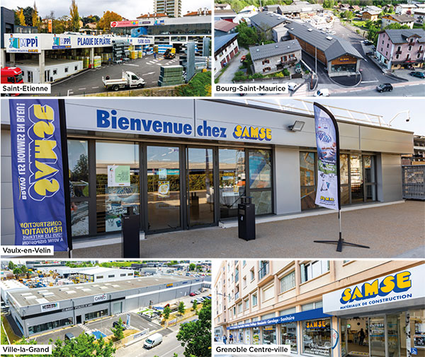 Photos d'agences dans différents lieux de France