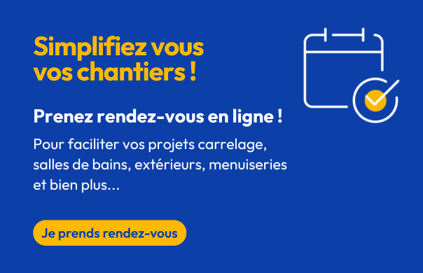 Pour vos projets revêtements ou menuiseries prenez rendez-vous